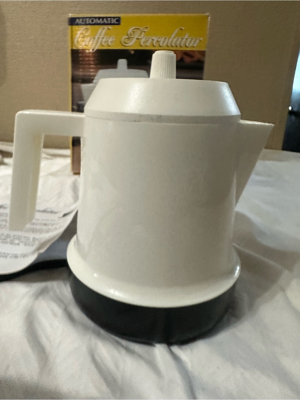 New Old Stock Hampton 3 cup Electric Percolator/ Coffee Pot. - Picture 3 of 10